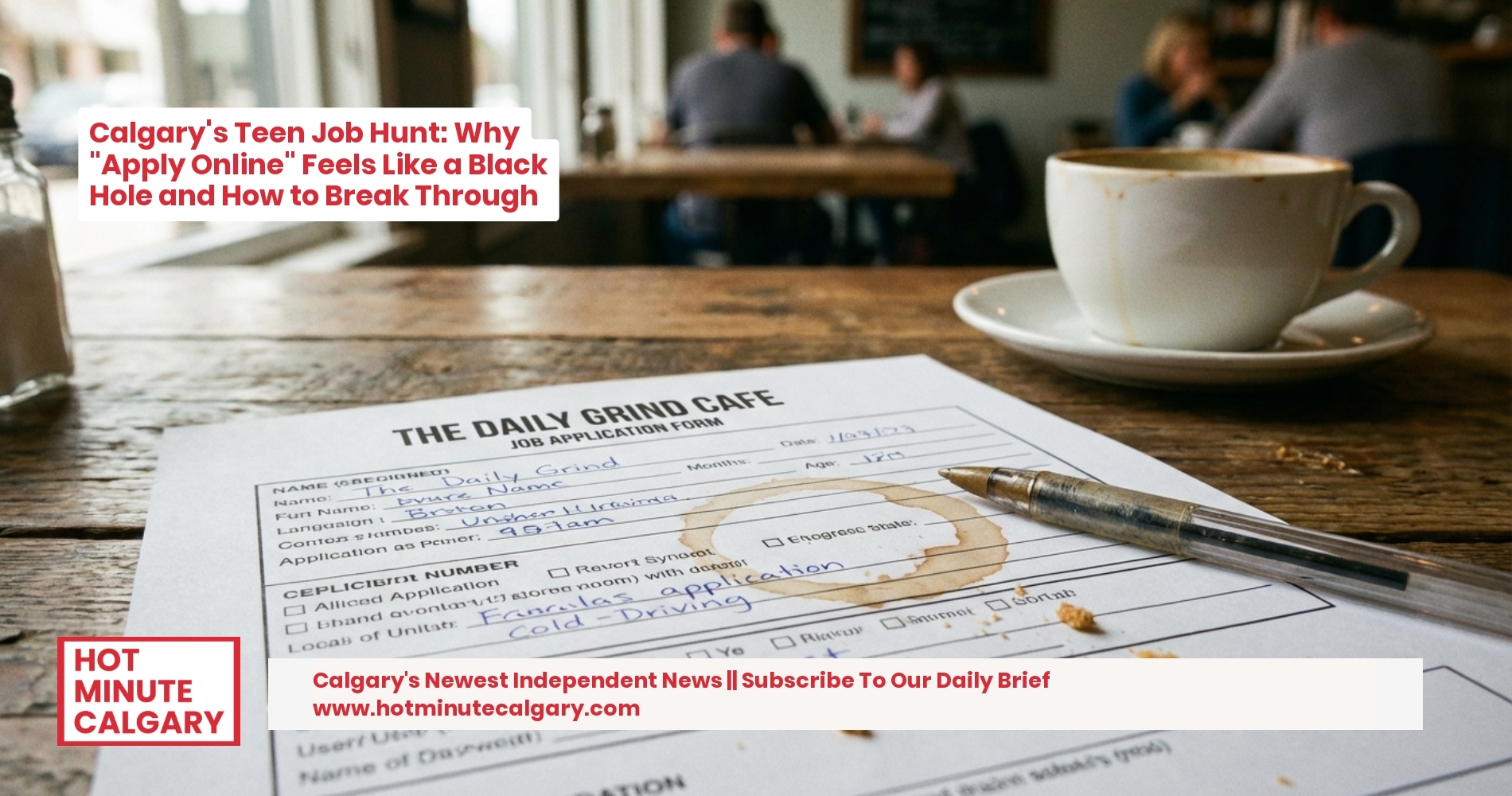 Calgary's Teen Job Hunt: Why "Apply Online" Feels Like a Black Hole and How to Break Through