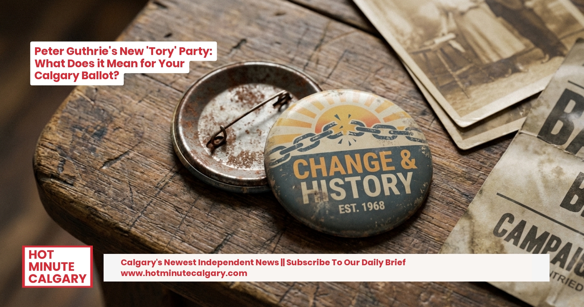 Peter Guthrie's New 'Tory' Party: What Does it Mean for Your Calgary Ballot?