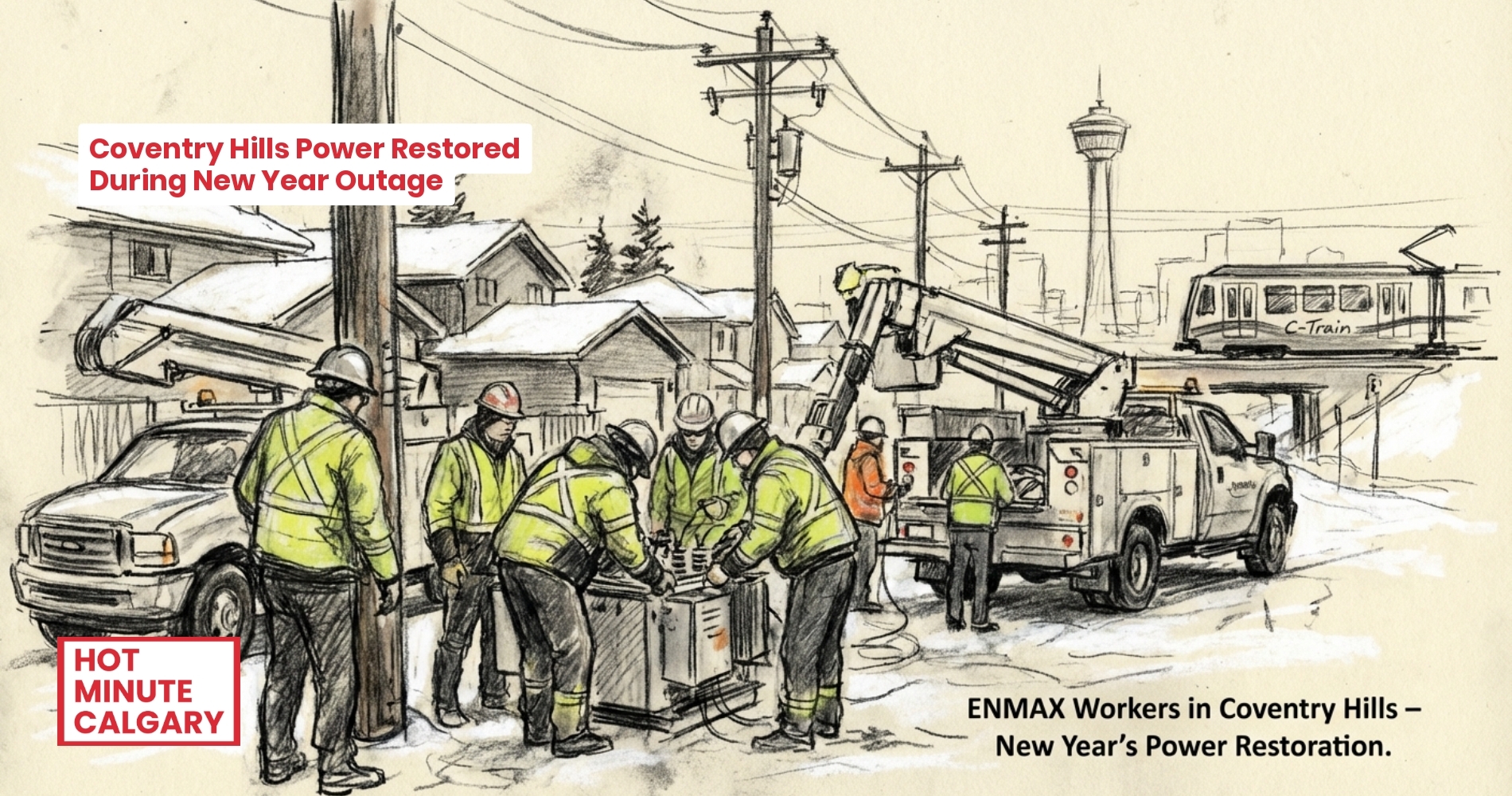 Coventry Hills Power Restored Amid New Year Chill