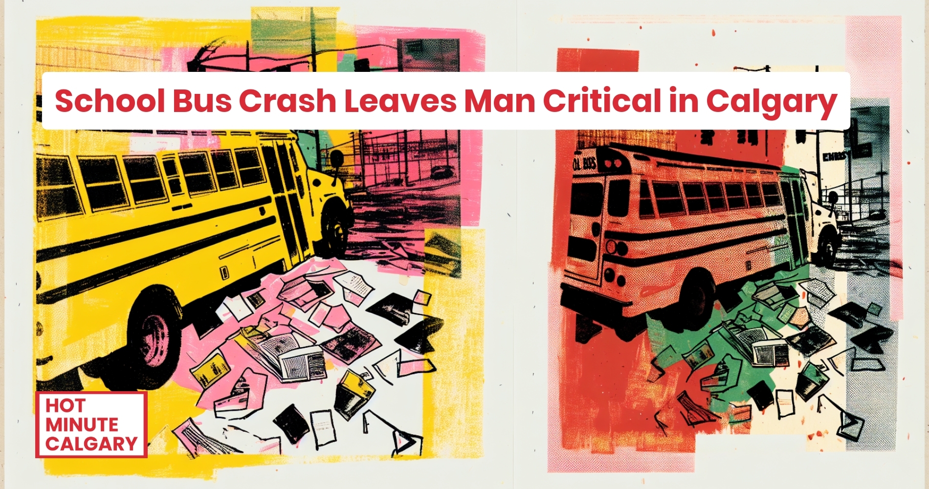 Calgary School Buses: Man in Life-Threatening Condition After Latest Crash