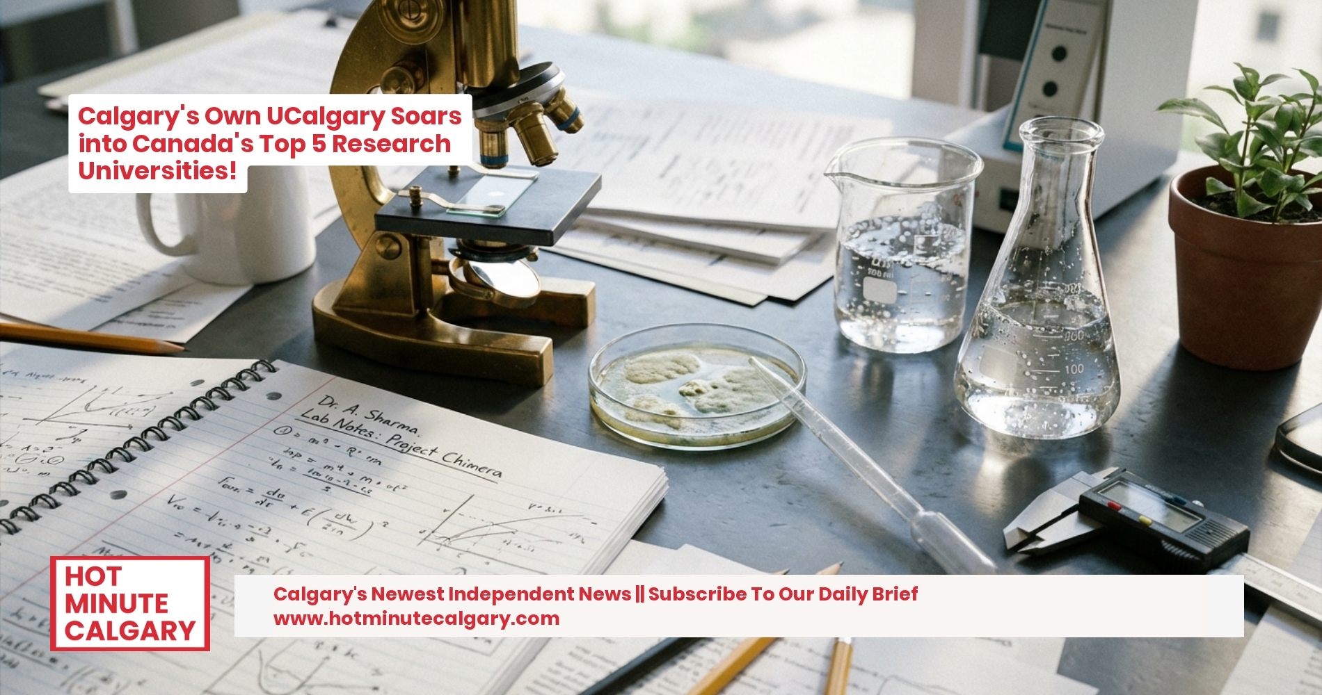 Calgary's Own UCalgary Soars into Canada's Top 5 Research Universities!