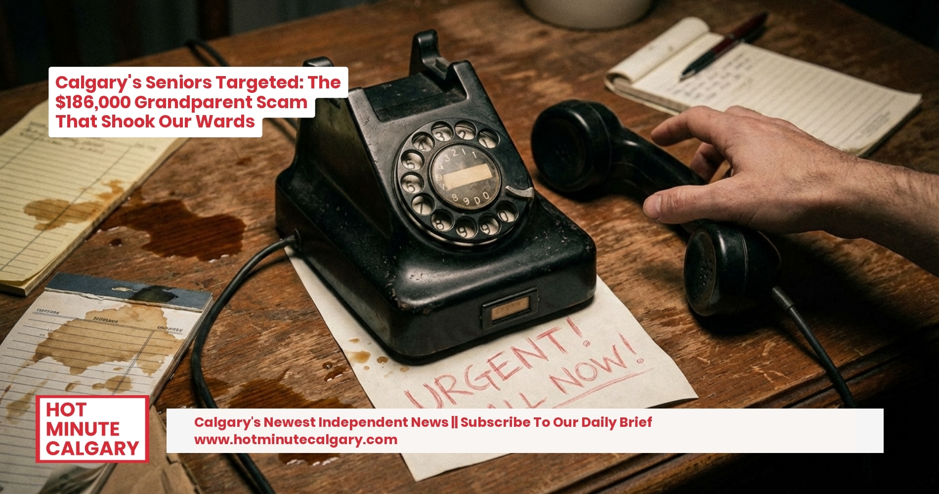 Calgary's Seniors Targeted: The $186,000 Grandparent Scam That Shook Our Wards