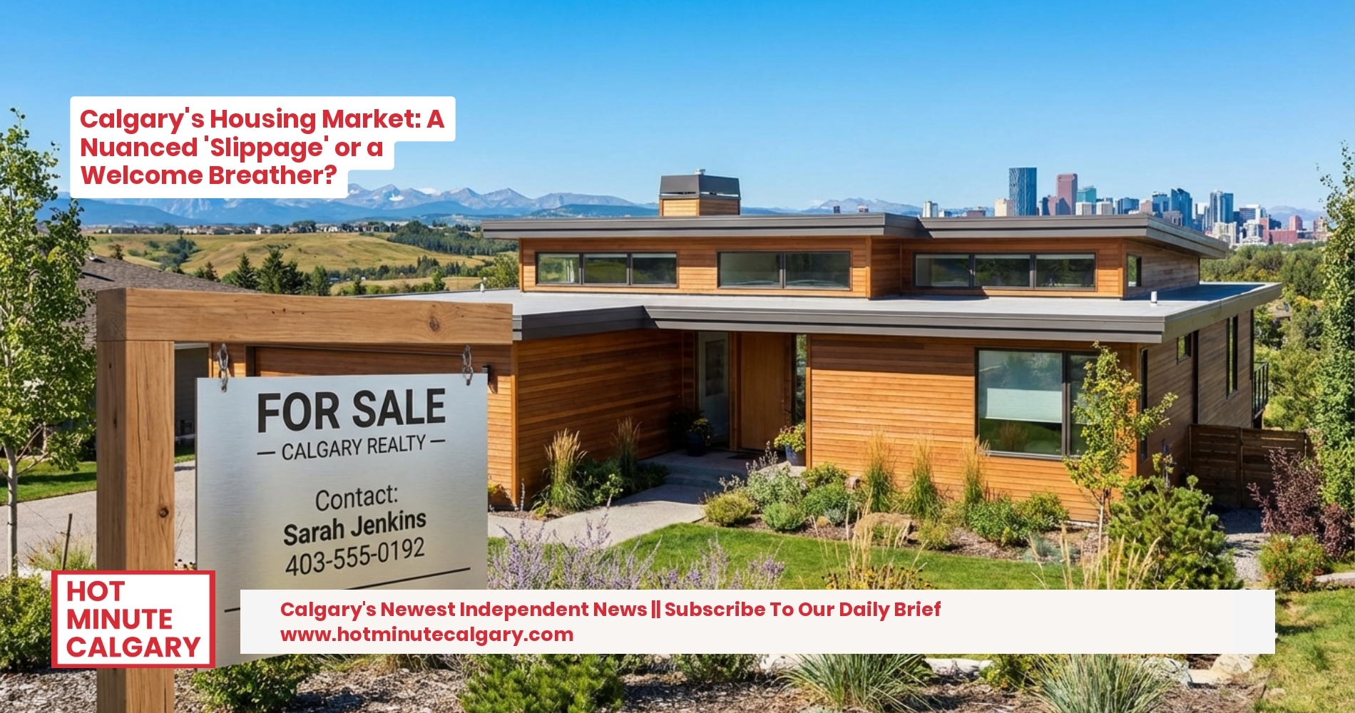 Calgary's Housing Market: A Nuanced 'Slippage' or a Welcome Breather?