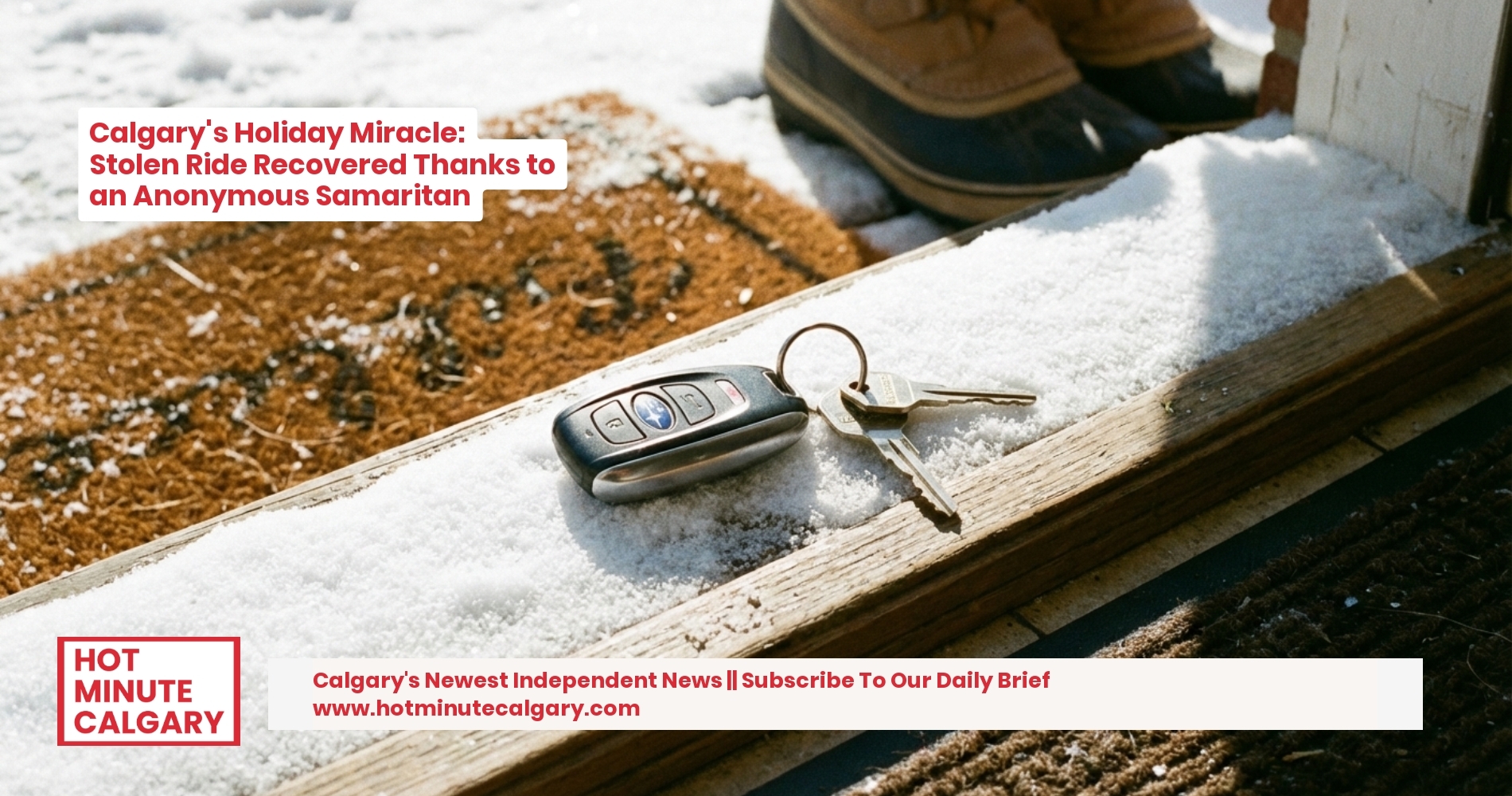 Calgary's Holiday Miracle: Stolen Ride Recovered Thanks to an Anonymous Samaritan