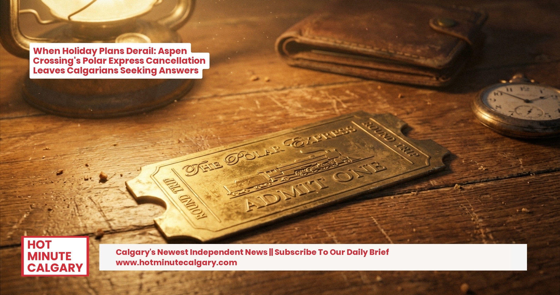 When Holiday Plans Derail: Aspen Crossing's Polar Express Cancellation Leaves Calgarians Seeking Answers