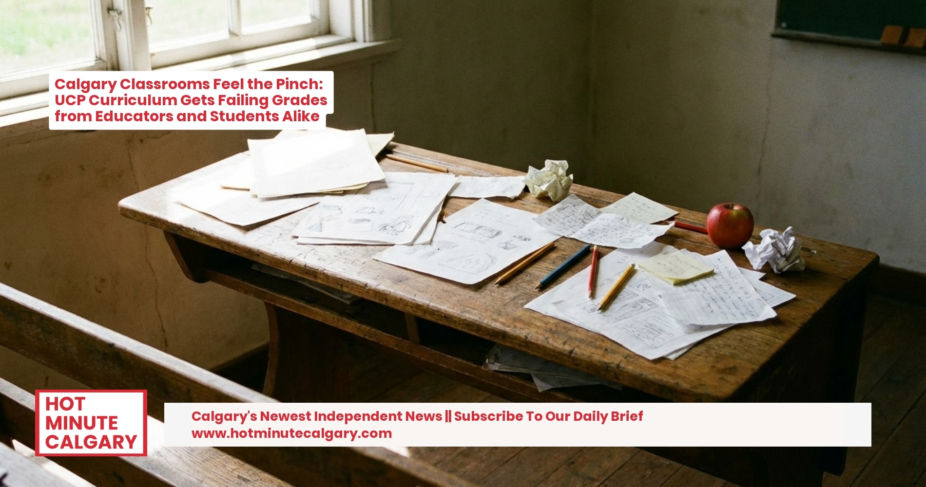 Calgary Classrooms Feel the Pinch: UCP Curriculum Gets Failing Grades from Educators and Students Alike