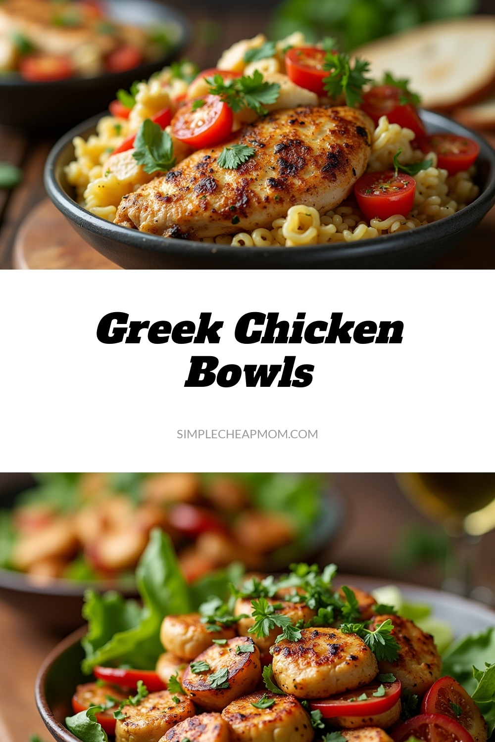 Greek Chicken Bowls