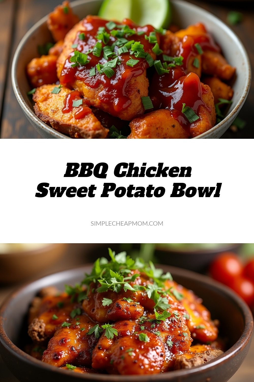BBQ Chicken Sweet Potato Bowl