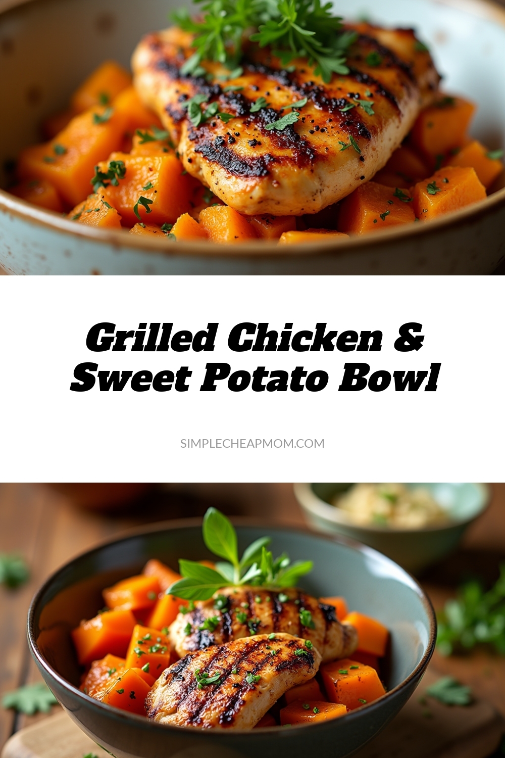 Grilled Chicken & Sweet Potato Bowl