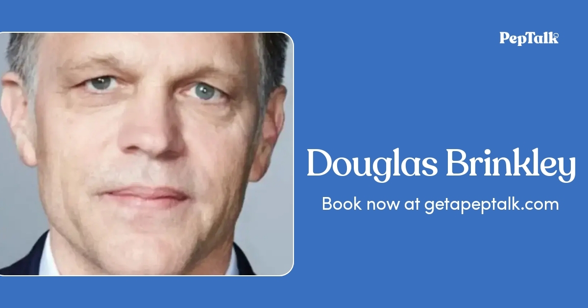 Douglas Brinkley, Speaker Historian, Author