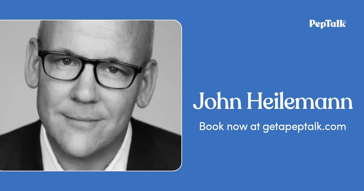 John Heilemann, Speaker Journalist, Analyst, Author