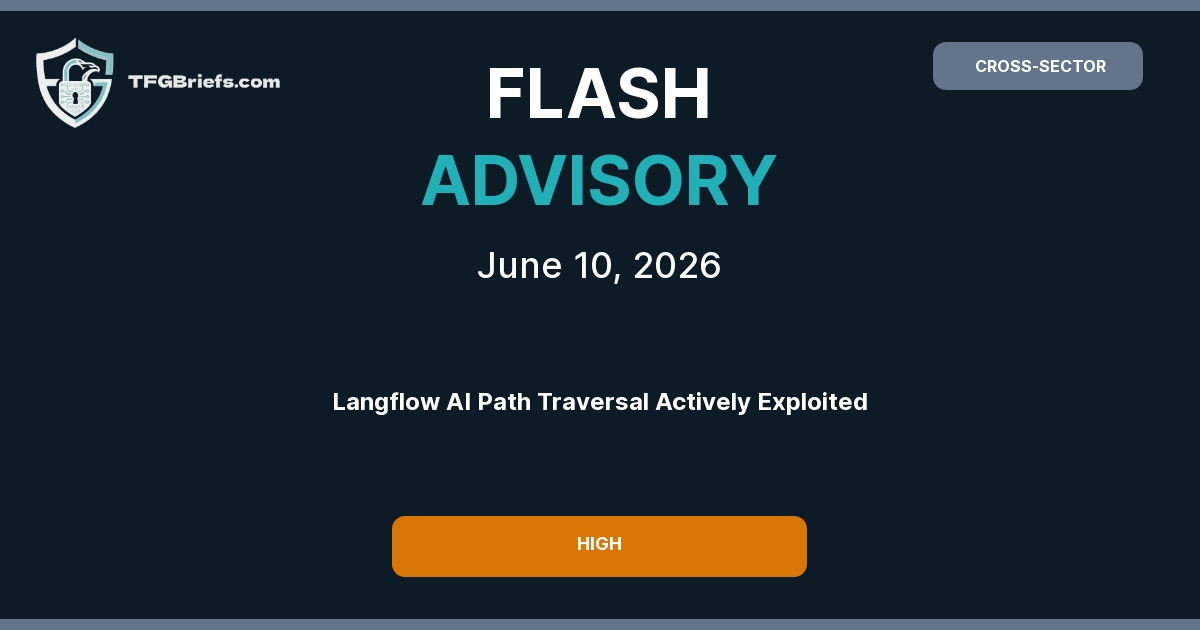 Flash Advisory: Active Exploitation of Path Traversal Vulnerability in Langflow AI Platform