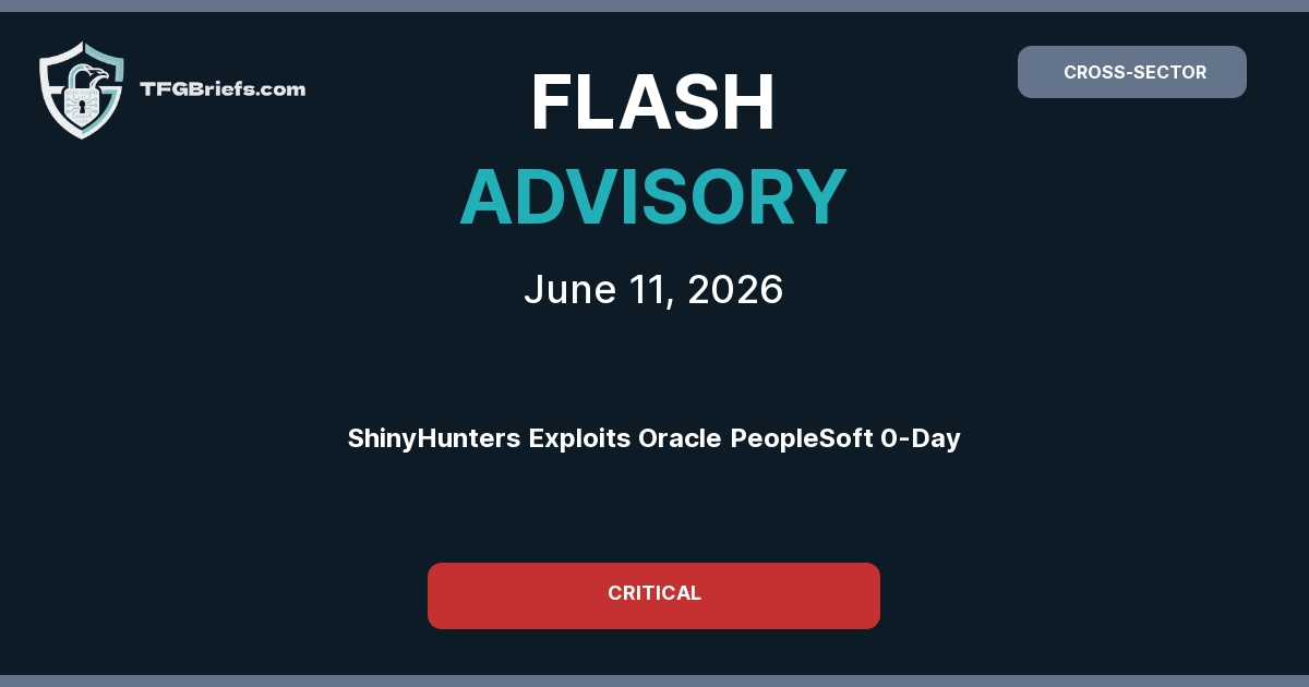 Flash Advisory: ShinyHunters Exploiting Oracle PeopleSoft 0-Day Against 100+ Organizations