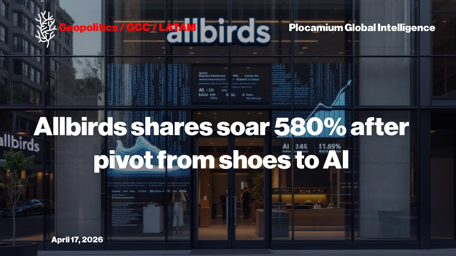 Allbirds Shares Soar 580% After Pivot From Shoes to AI