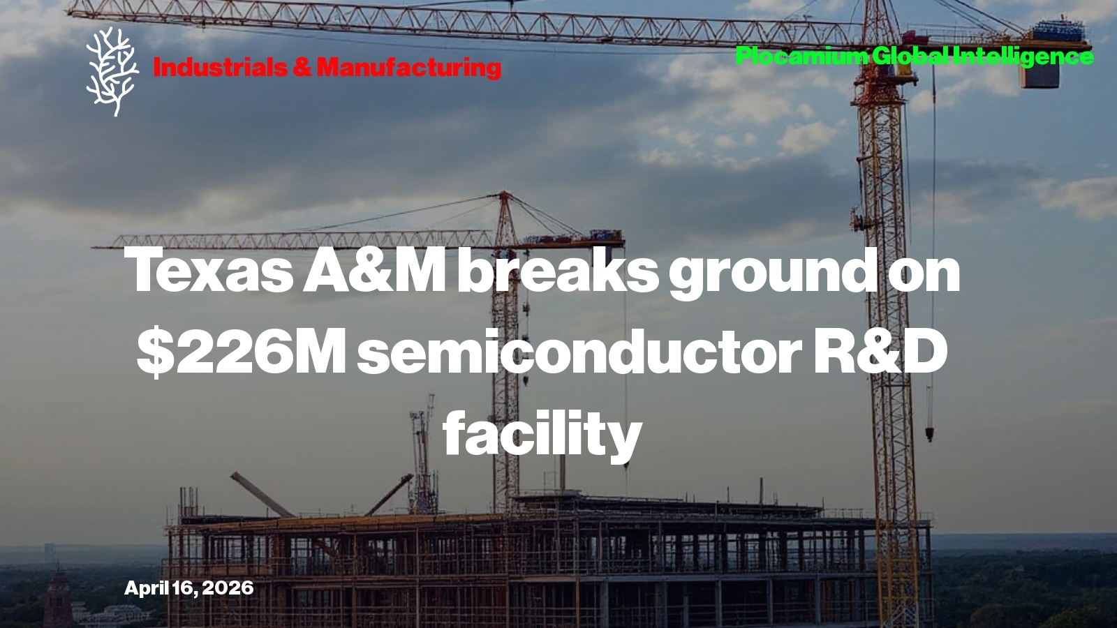 Texas A&M Breaks Ground on $226M Semiconductor R&D Facility