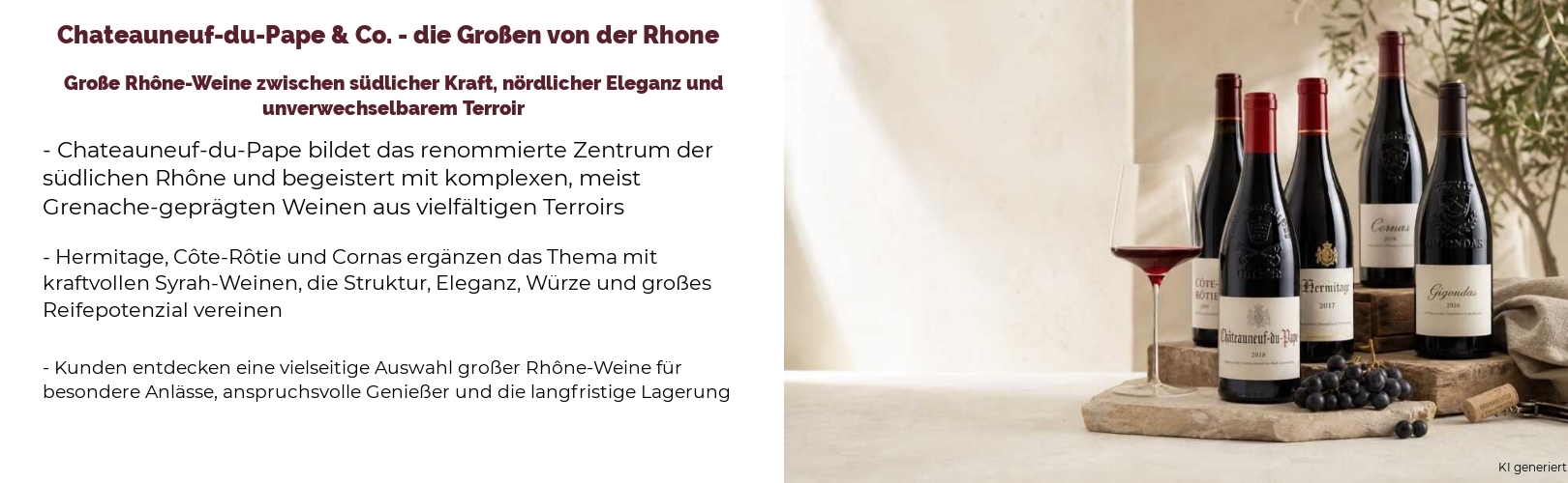 Chateauneuf-du-Pape & Co. - die Großen von der Rhone
