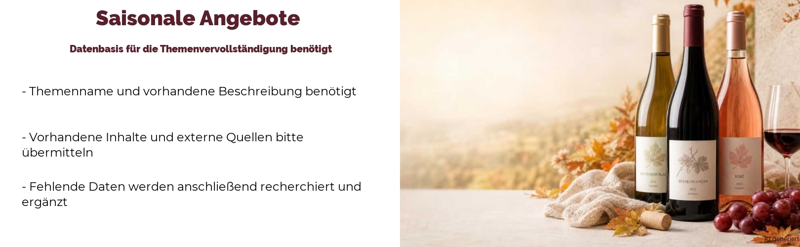 Saisonale Angebote