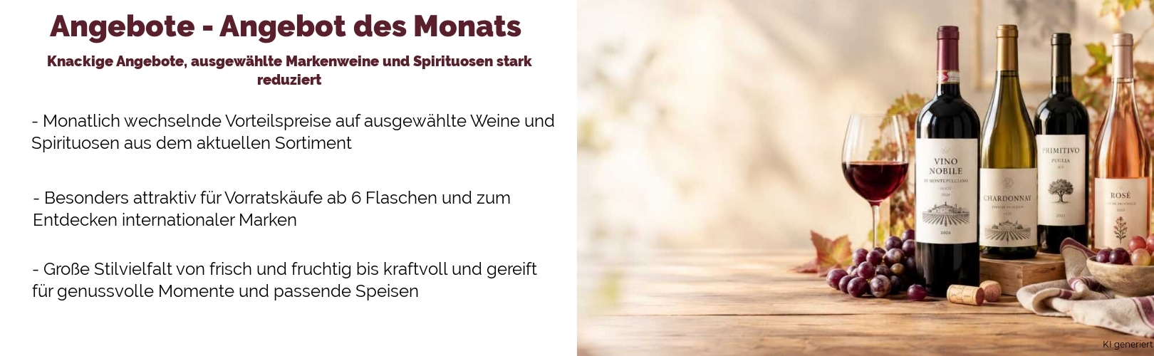 Angebot des Monats