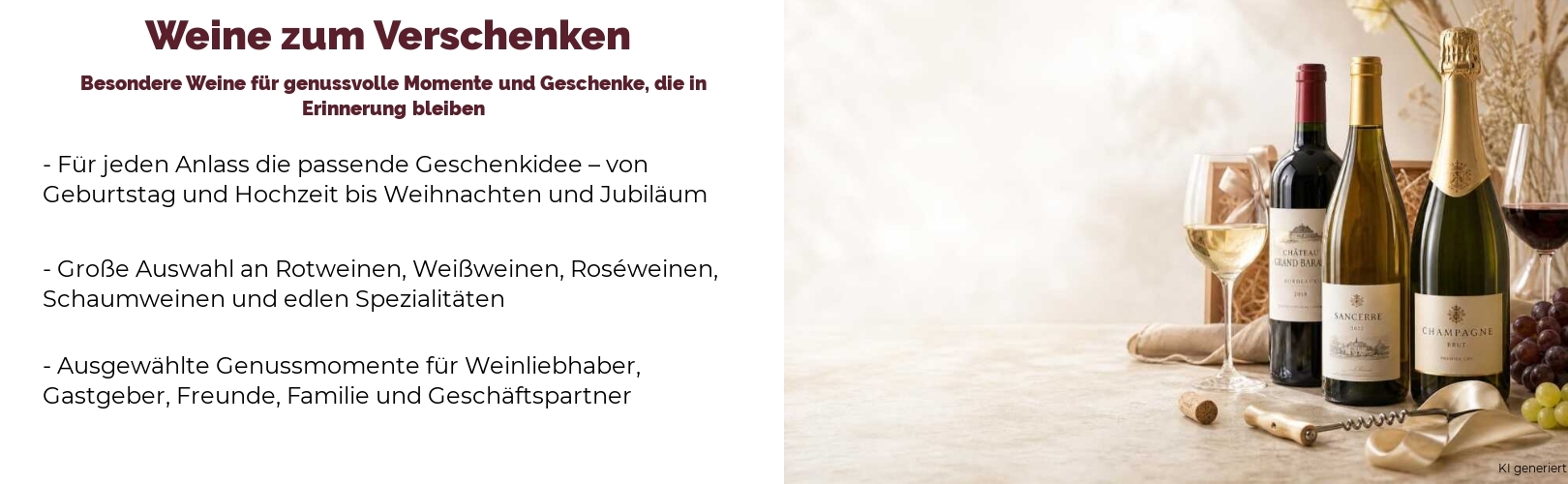 Weine zum Verschenken