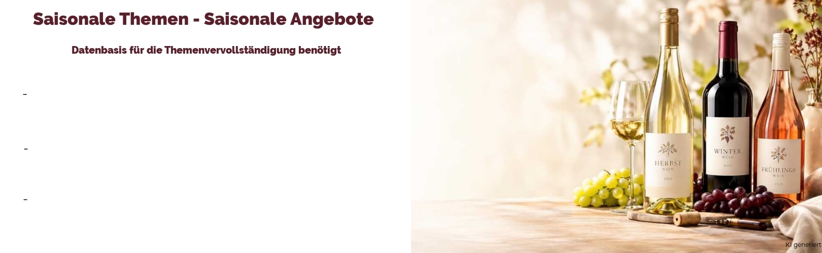 Saisonale Angebote