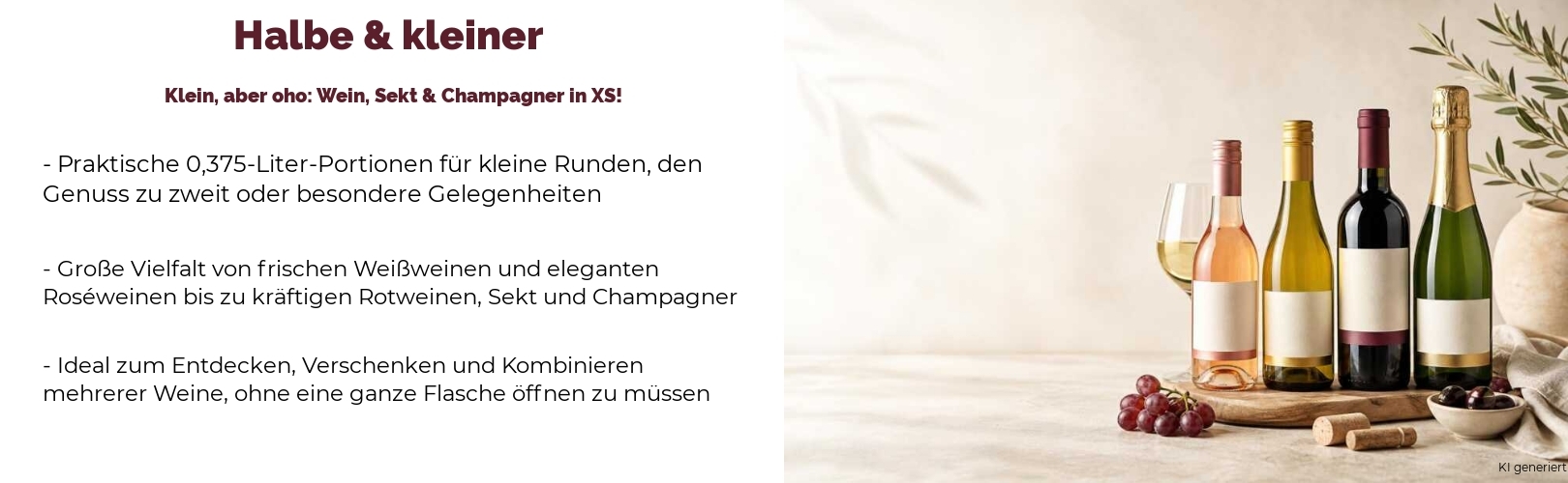 Halbe & kleiner