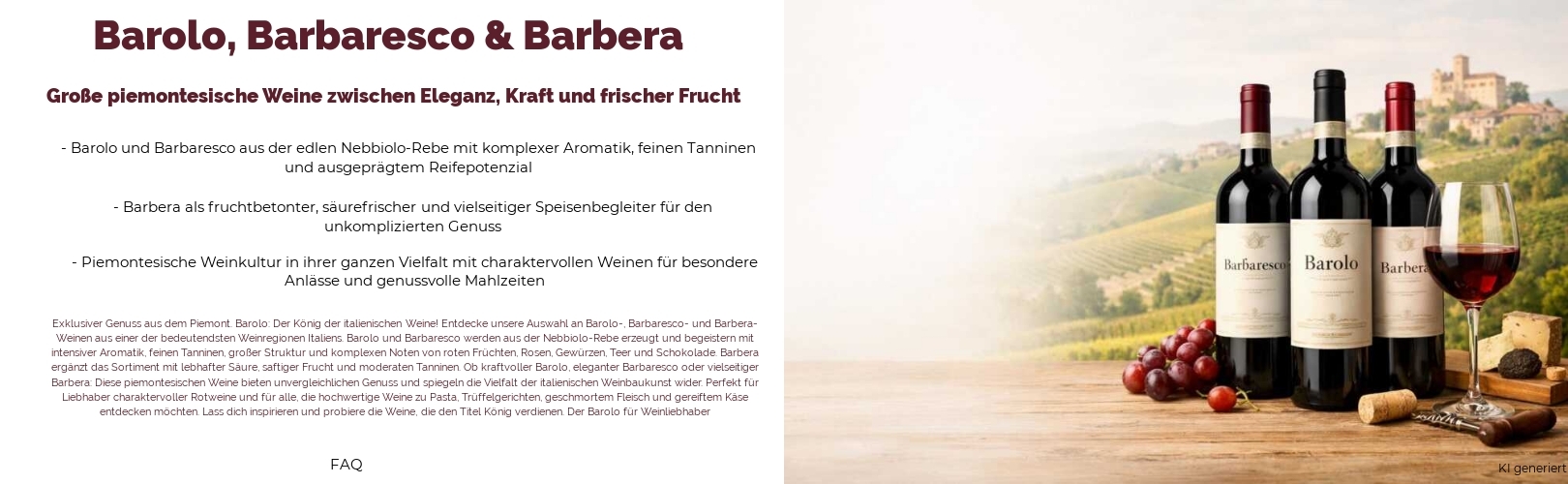 Barolo, Barbaresco & Barbera